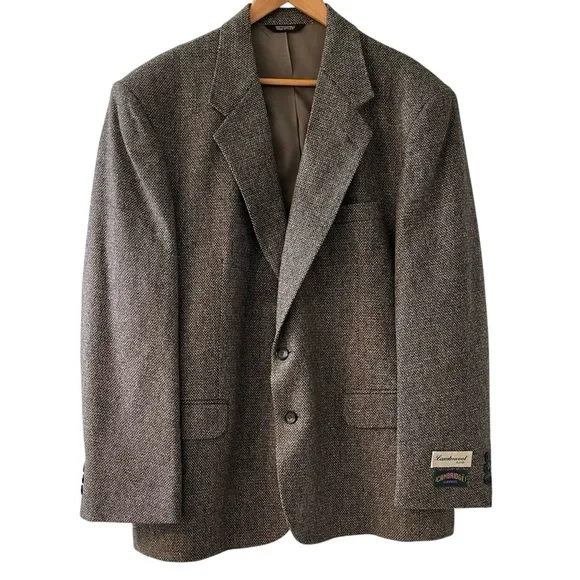 🎉HP! ❤️ NWT! Cambridge Classics Men’s Lambswool Tweed Blazer - Picture 6 of 6